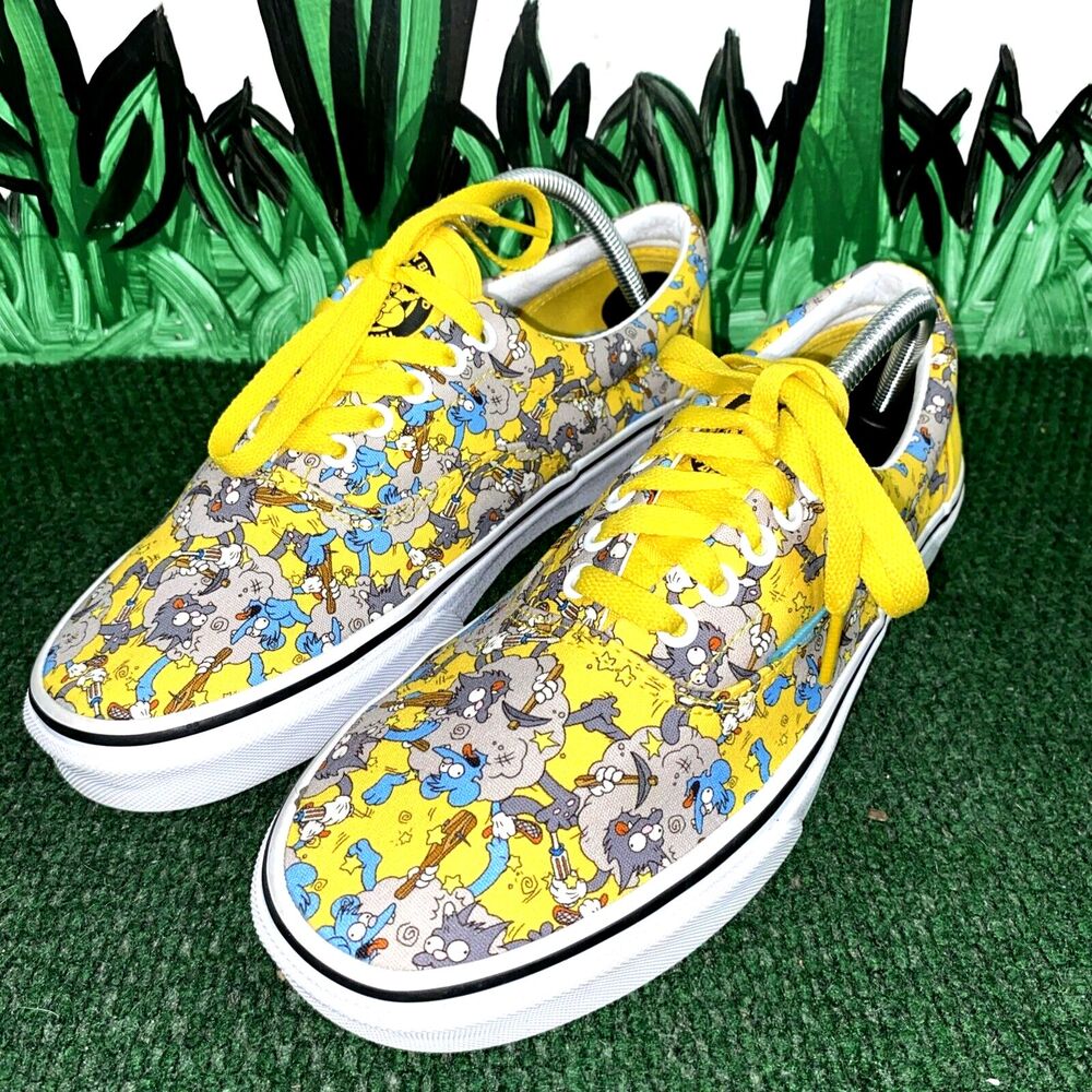 VANS The Simpsons x Era Itchy & Scratchy Skate Shoe Size  Men’s 9/ Women’s 10.5